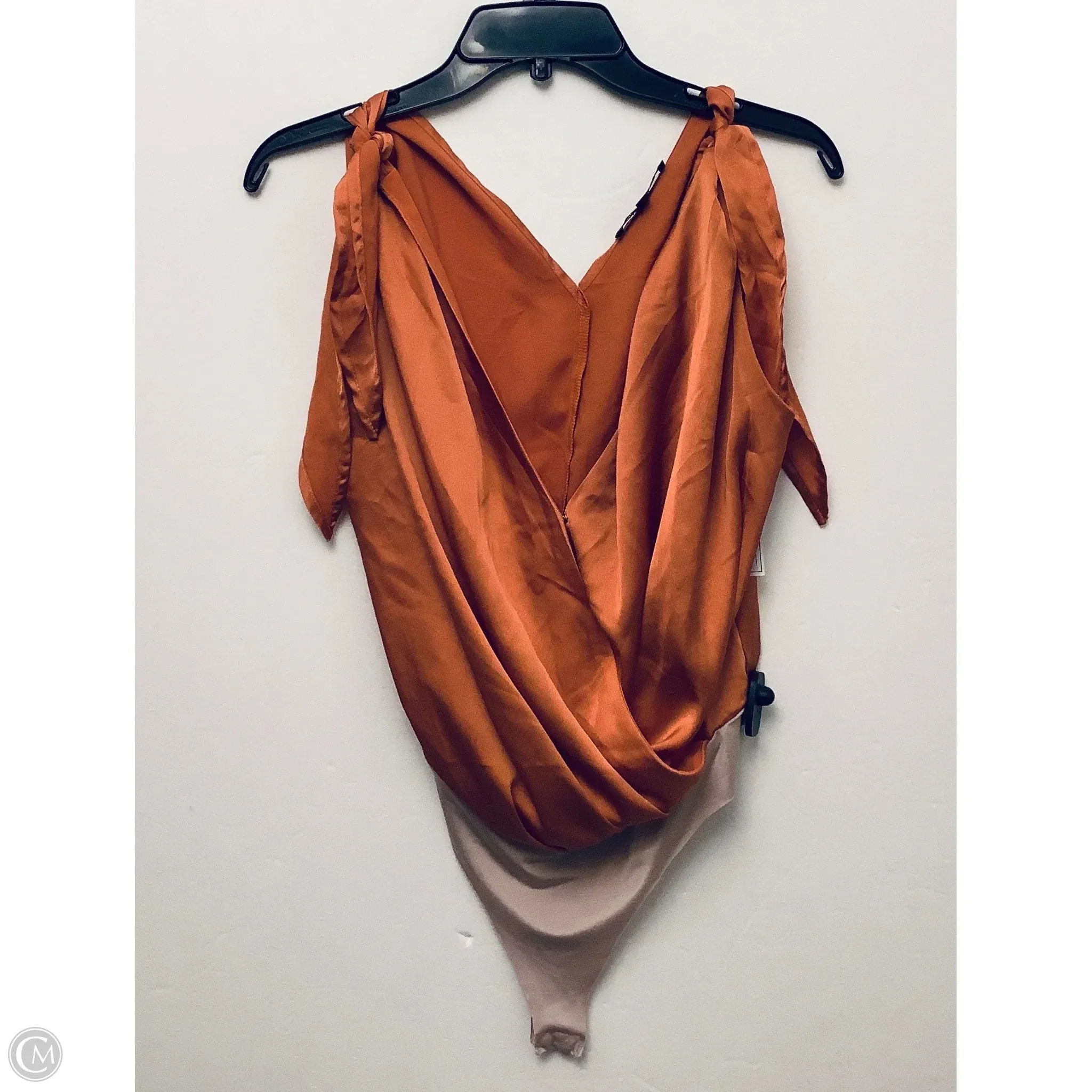 smart casual bodysuit Bodysuit By Clothes Mentor In Orange, Size: L