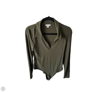 Bodysuit By Gianni Bini In Green, Size: M high fashion bodysuit