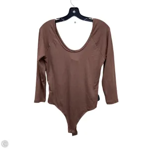 runway bodysuit Bodysuit By Banana Republic In Brown, Size: L