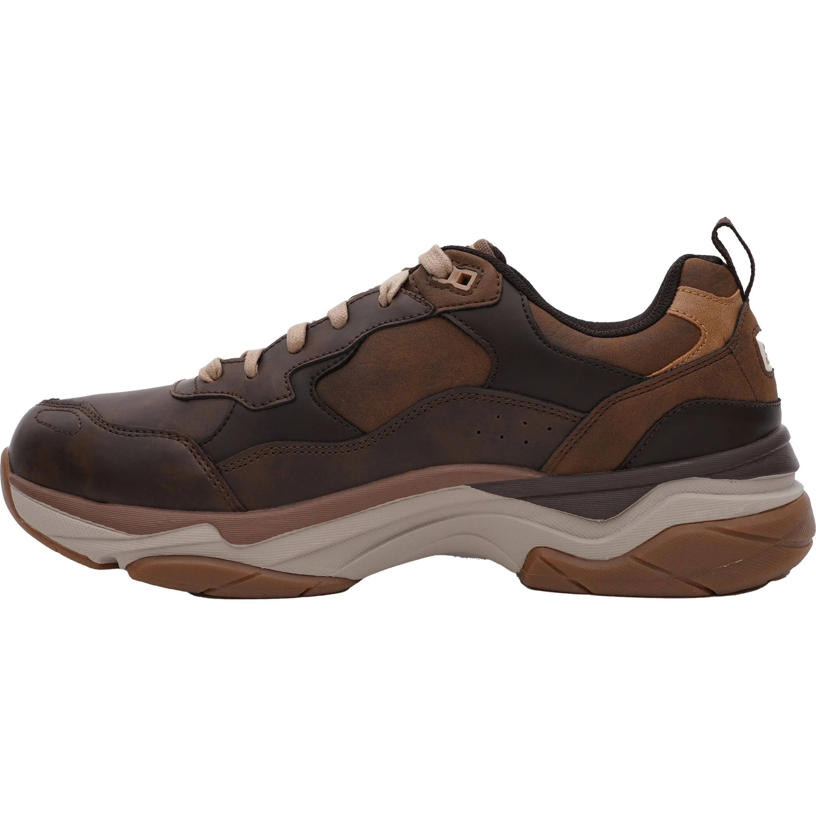 dry weather Skechers Staxed Brandin Mens Walking Shoes - Brown