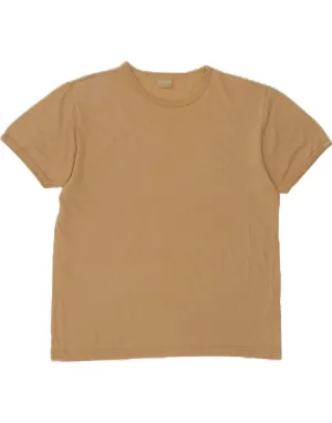 WRANGLER Womens T-Shirt Top UK 18 XL Beige Cotton Stylish and Easygoing Eco Conscious Production