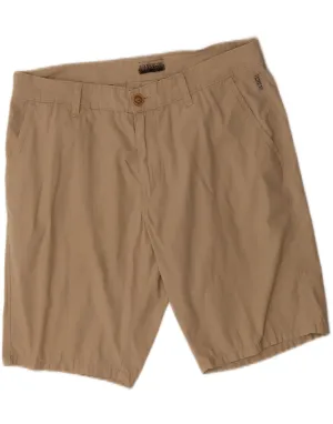 NAPAPIJRI Mens Chino Shorts W34 Large Beige Cotton teenagers