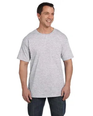 proper length Hanes 5190P Adult Beefy-T with Pocket
