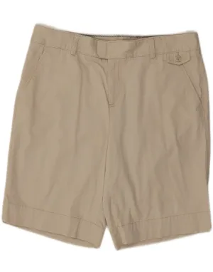 DOCKERS Womens Chino Shorts US 16 2XL W36  Beige Cotton Embroidered Logo