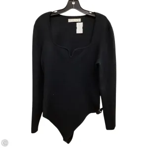Bodysuit By Abercrombie And Fitch In Black, Size: Xl nude bodysuit stretchy bodysuit