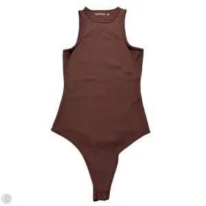 sport bodysuit comfortable bodysuit Bodysuit By Abercrombie And Fitch In Brown, Size: Xs