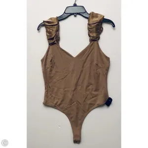 Bodysuit By Cmc In Brown, Size: L edgy bodysuit oversized bodysuit