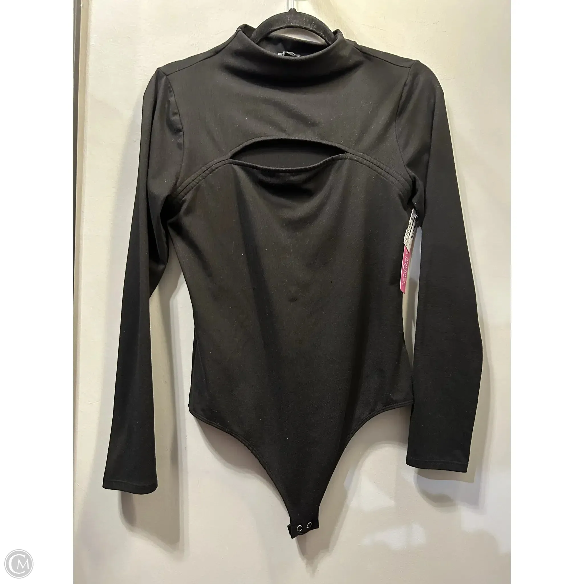 Bodysuit By Express In Black, Size: M olive bodysuit