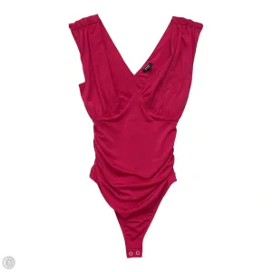 Bodysuit By Express In Pink, Size: Xs sustainable bodysuit at home bodysuit