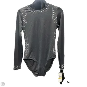 maternity bodysuit strapless bodysuit Bodysuit By Michael By Michael Kors In Black & Silver, Size: 14