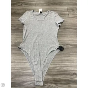romantic bodysuit zebra bodysuit Bodysuit By Shein In Grey, Size: L