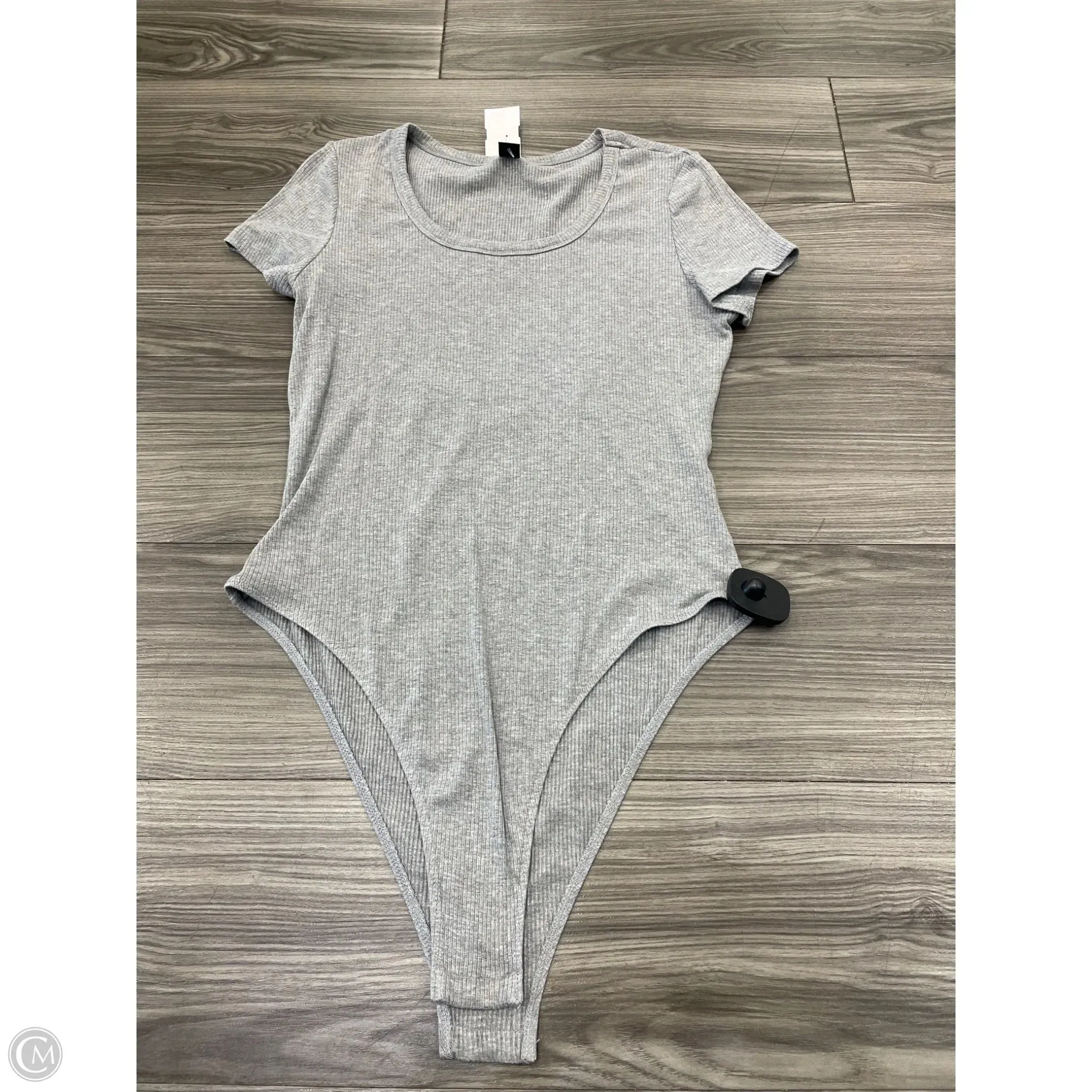 romantic bodysuit zebra bodysuit Bodysuit By Shein In Grey, Size: L