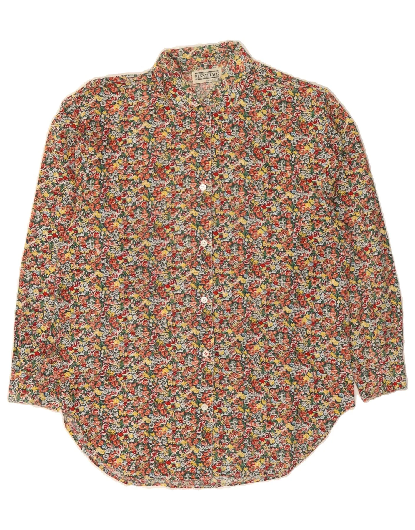First Date High Street Fashion PENNY BLACK Womens Shirt UK 8 Small Multicoloured Floral