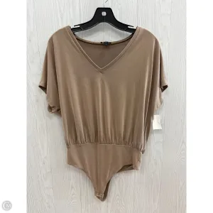 Bodysuit By Express In Tan, Size: S date night bodysuit casual chic bodysuit