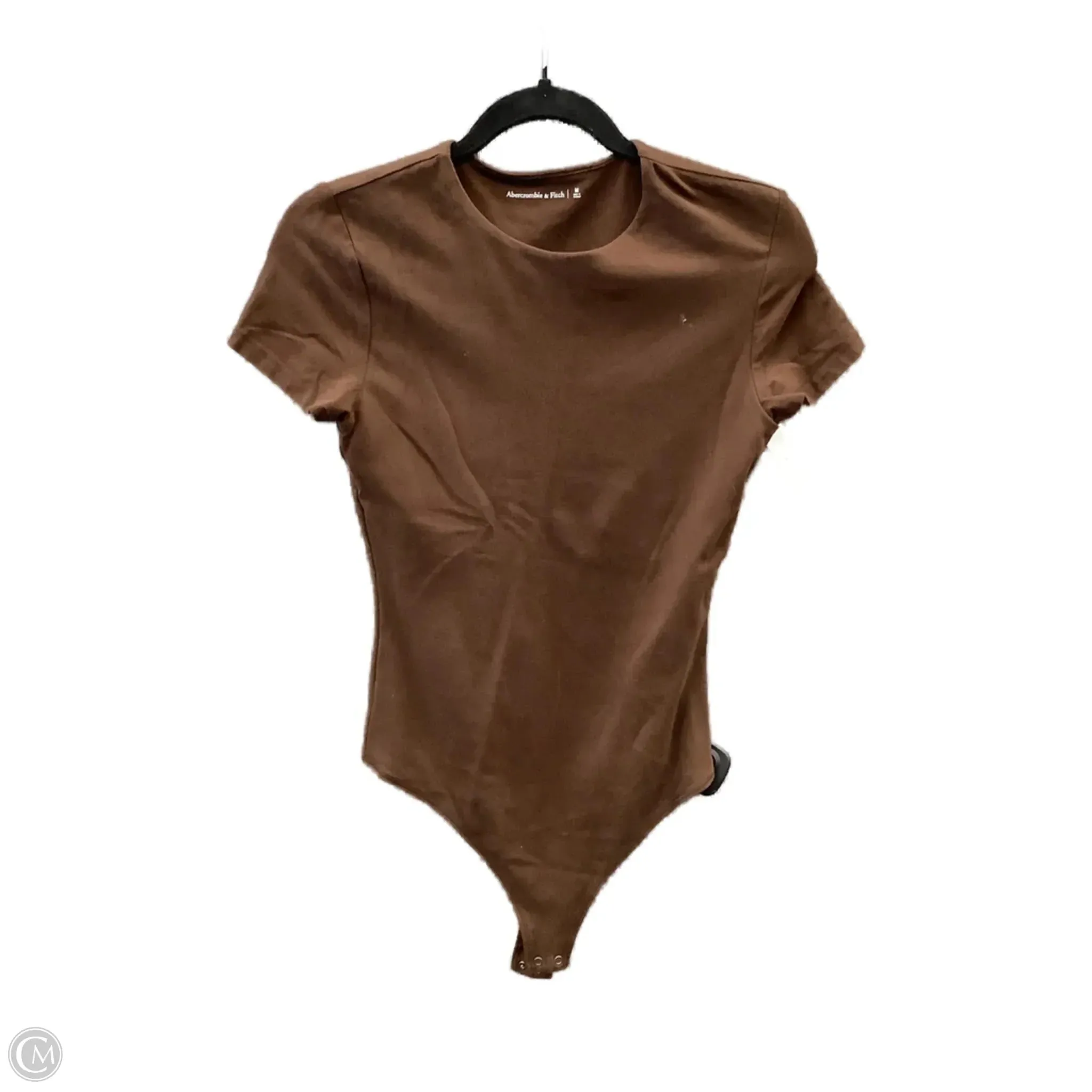 scoop neck bodysuit high cut bodysuit Bodysuit By Abercrombie And Fitch In Brown, Size: M