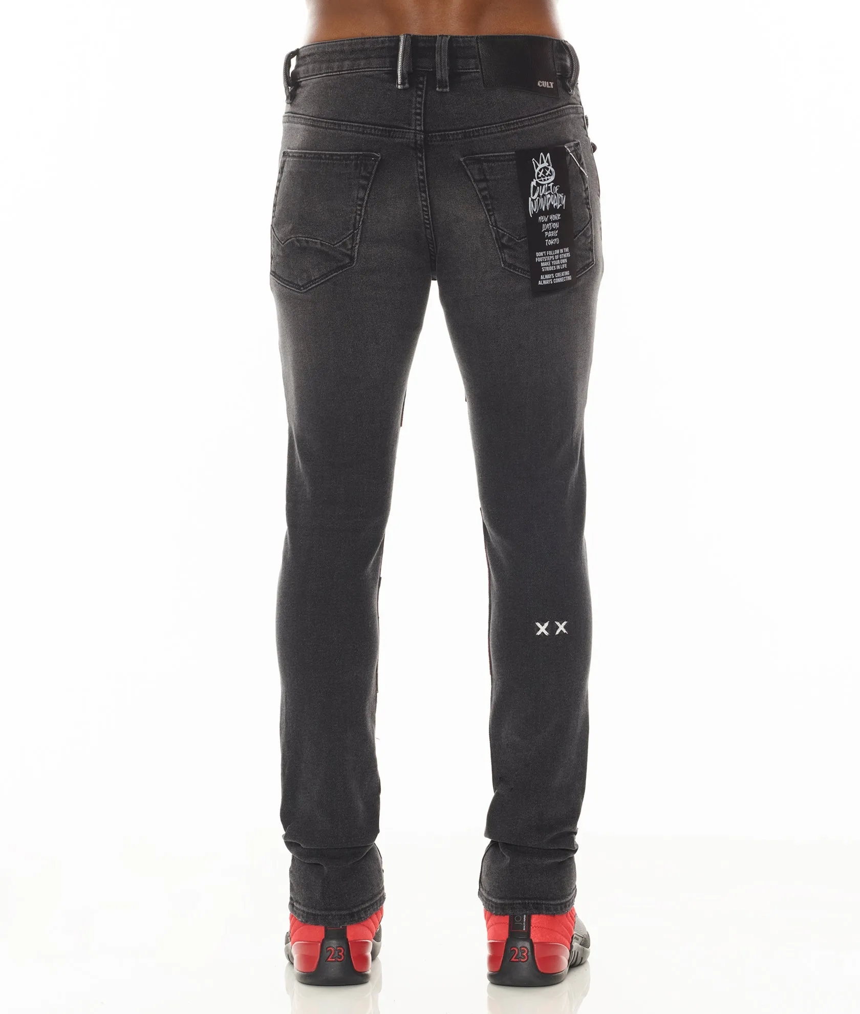 PUNK SUPER SKINNY IN PLAID Eco Friendly Dye