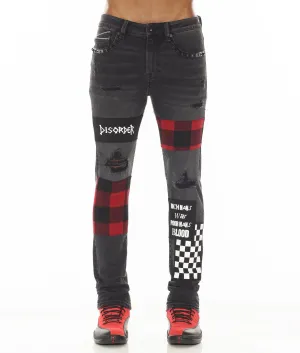 Affordable Outdoor Adventure Artist Vibe PUNK SUPER SKINNY IN PLAID
