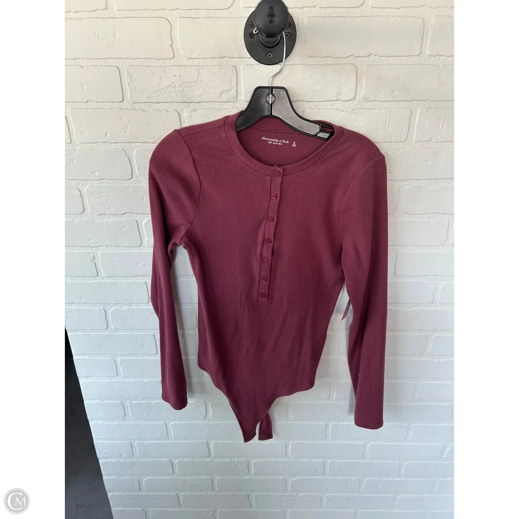 Bodysuit By Abercrombie And Fitch In Pink, Size: M classic bodysuit bamboo bodysuit