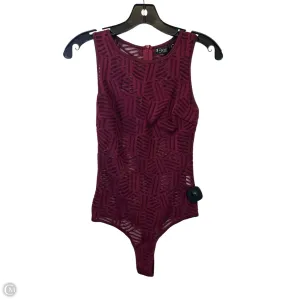 Bodysuit By Rehab In Red, Size: S wardrobe essential bodysuit outdoor bodysuit