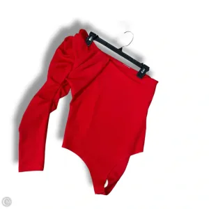 Bodysuit By Tcec In Red, Size: M shopping bodysuit