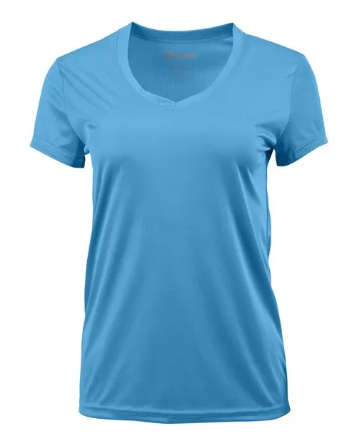 Microfiber texture Paragon 203 Women's Vera V-Neck T-Shirt