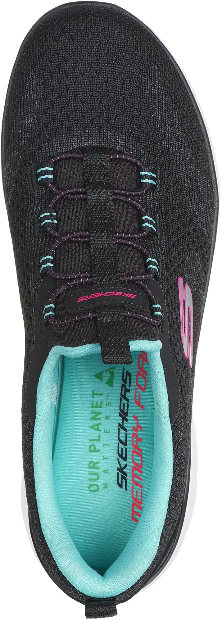 Skechers Summits New Nature Womens Training Shoes - Black Dynamic Foot Rocking Systems Active Performance