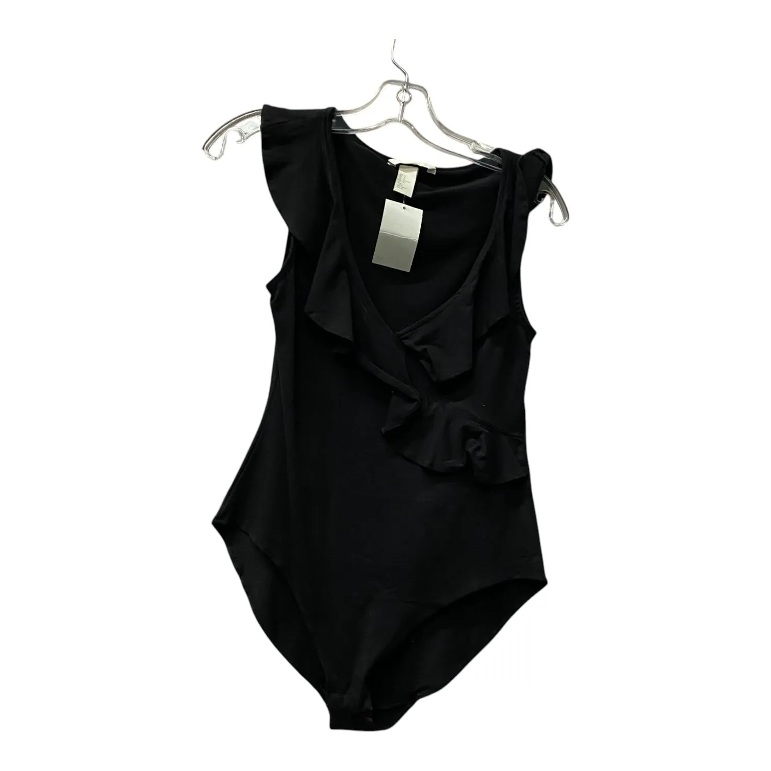 bodysuit with jeans elegant bodysuit Bodysuit By H&M In Black, Size:M