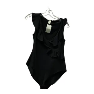 bodysuit with jeans elegant bodysuit Bodysuit By H&M In Black, Size:M