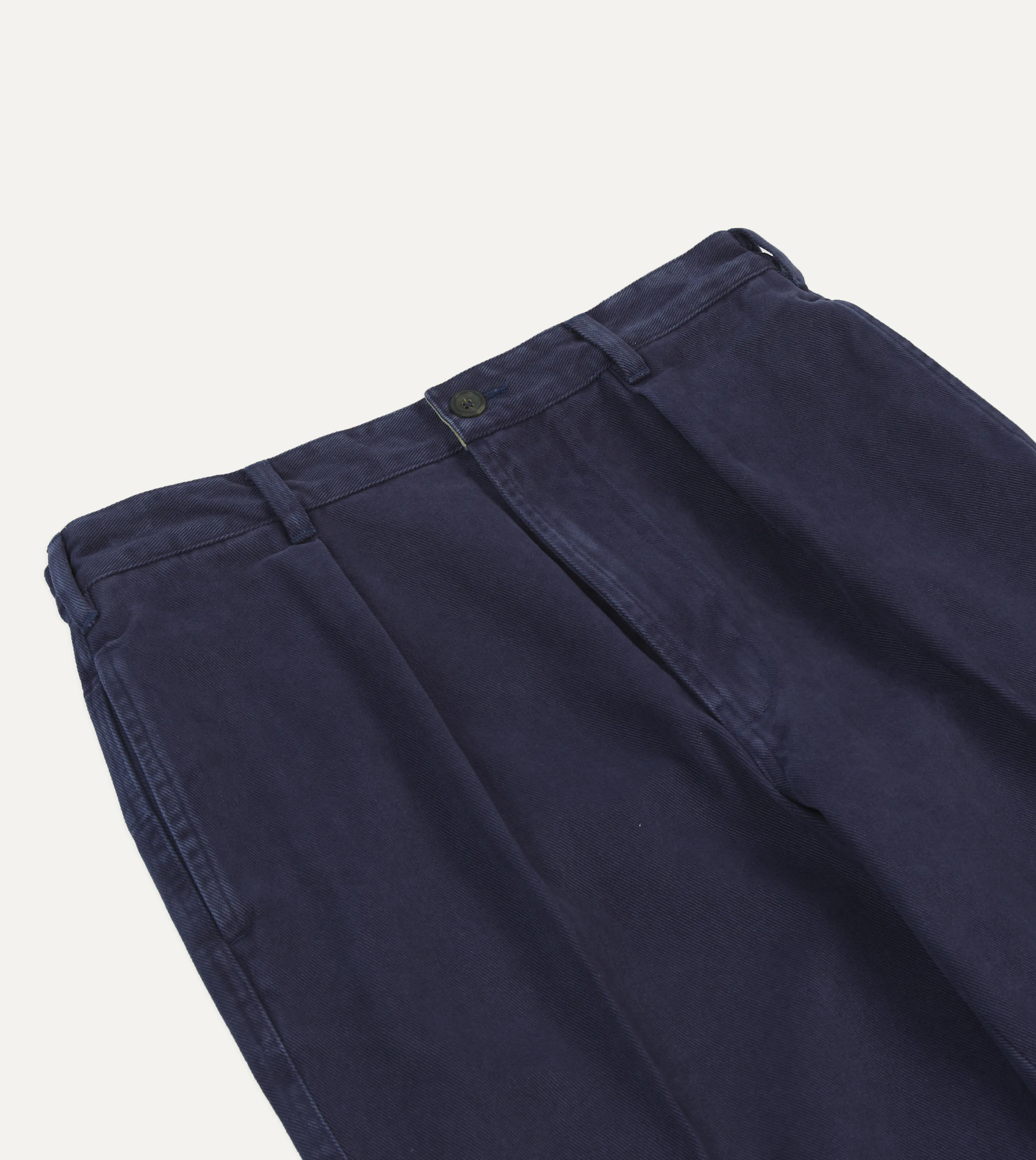 Indigo Heavy Cotton Twill Games Trousers business wardrobe