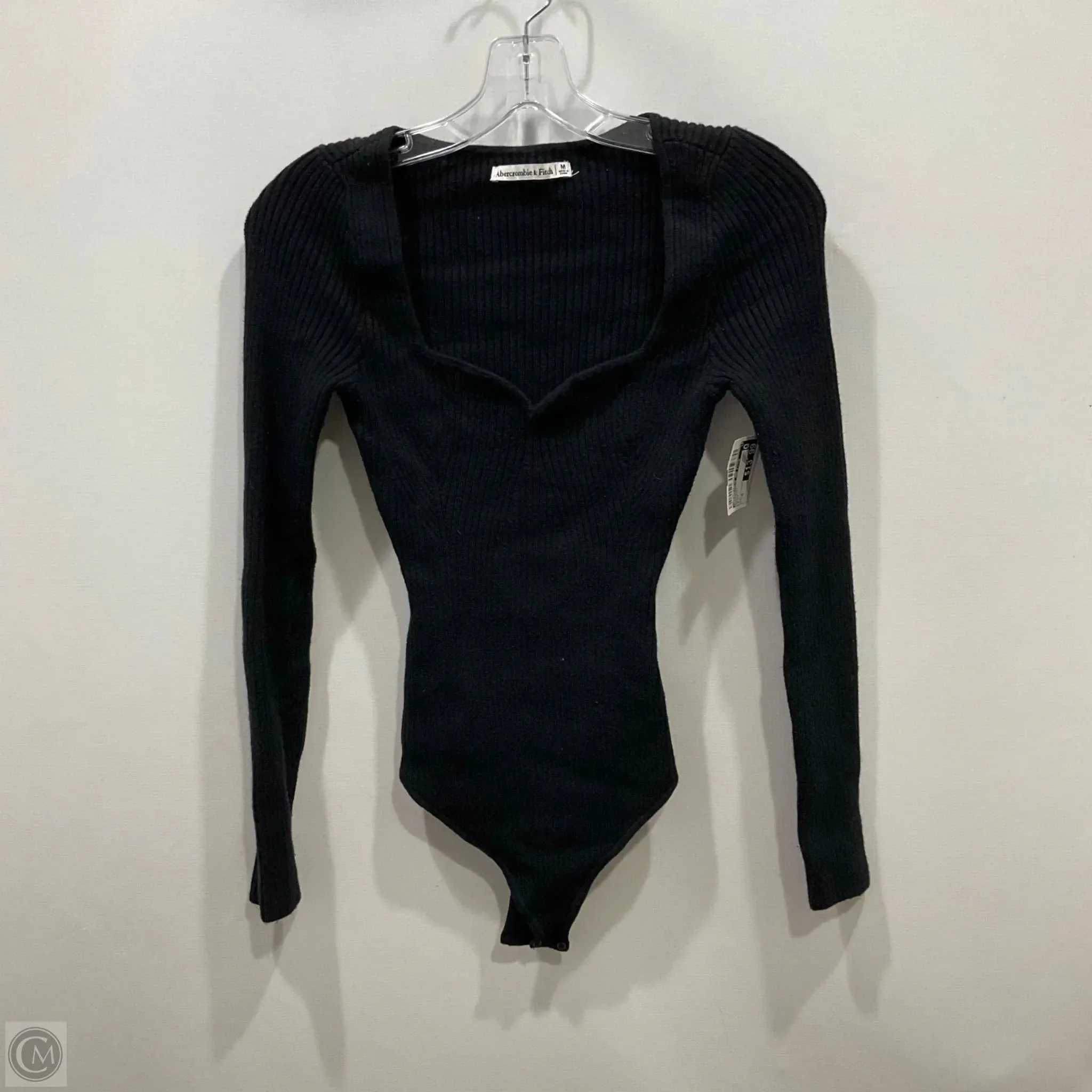Bodysuit By Abercrombie And Fitch In Black, Size: M shopping bodysuit soft fabric bodysuit