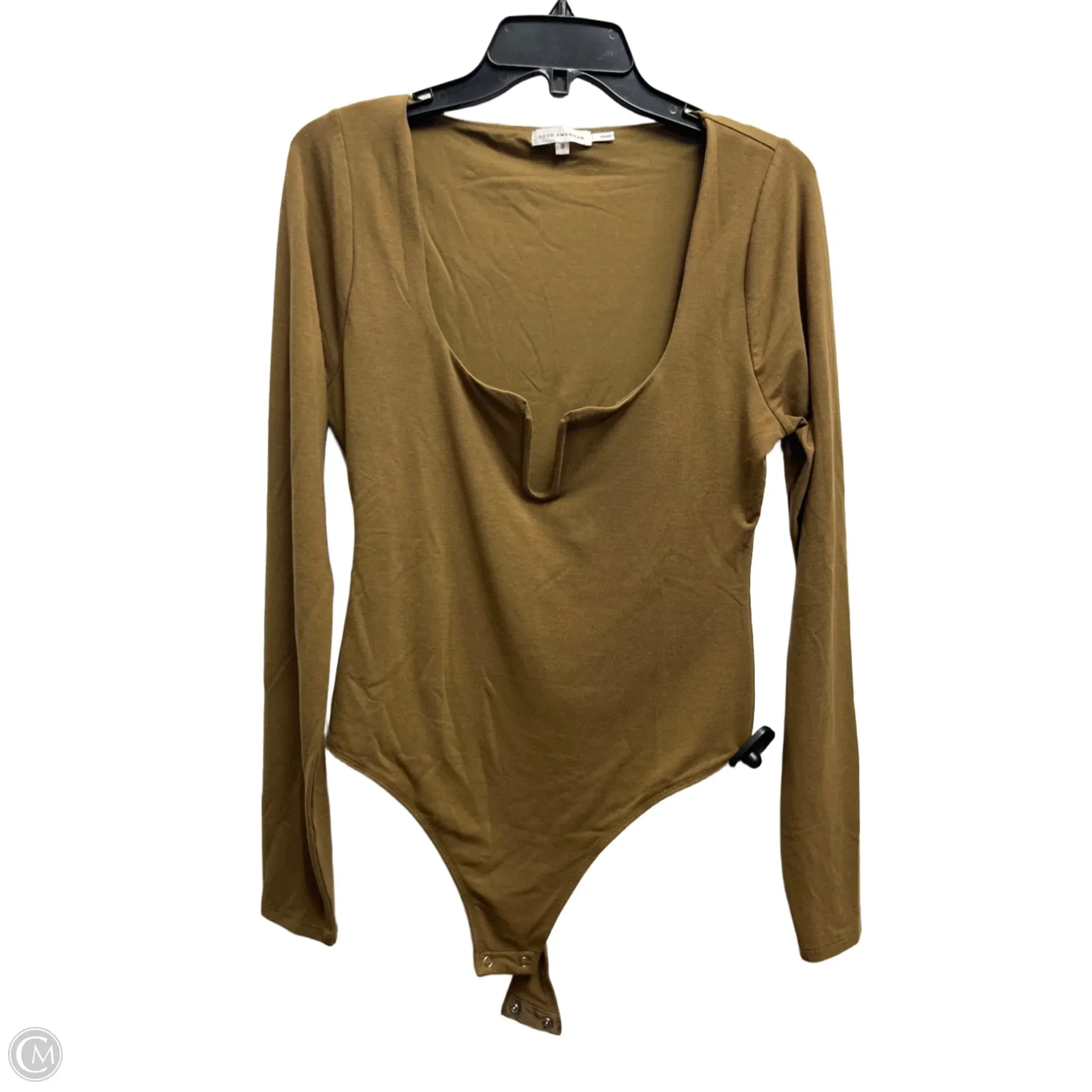 Bodysuit By Good American In Brown, Size: L petite bodysuit