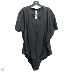 bodysuit with jeans Bodysuit By Boohoo Boutique In Black, Size: 3x