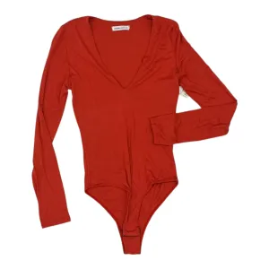 short sleeve bodysuit tank bodysuit Bodysuit By Clothes Mentor In Orange, Size:S