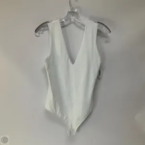 Bodysuit By Free People In White, Size: M celebrity style bodysuit ballet bodysuit