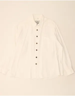 Morning Comfort Trendsetter Choice VINTAGE Mens Shirt 2XL White Cotton
