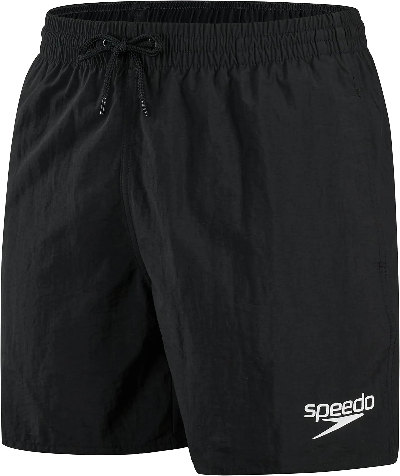 Shimmer Effect Speedo Essentials 16 Inch Mens Swim Shorts - Black