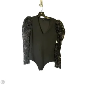 Bodysuit By Express In Black, Size: S girls bodysuit halter bodysuit