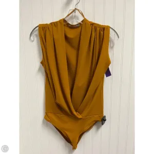 Bodysuit By Zara In Yellow, Size: S athleisure bodysuit