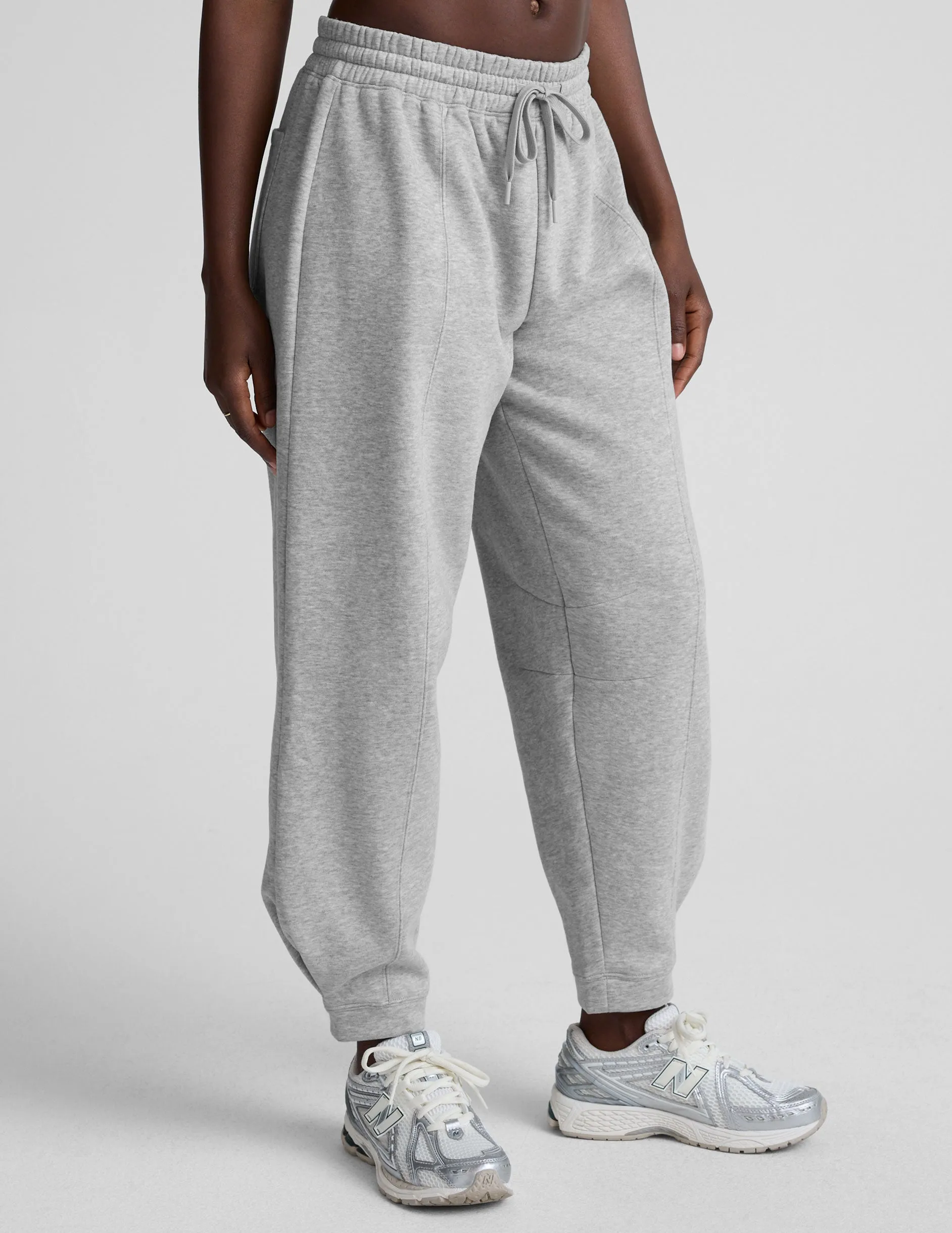 LuxeFleece Barrel Sweatpant Stretch Panel