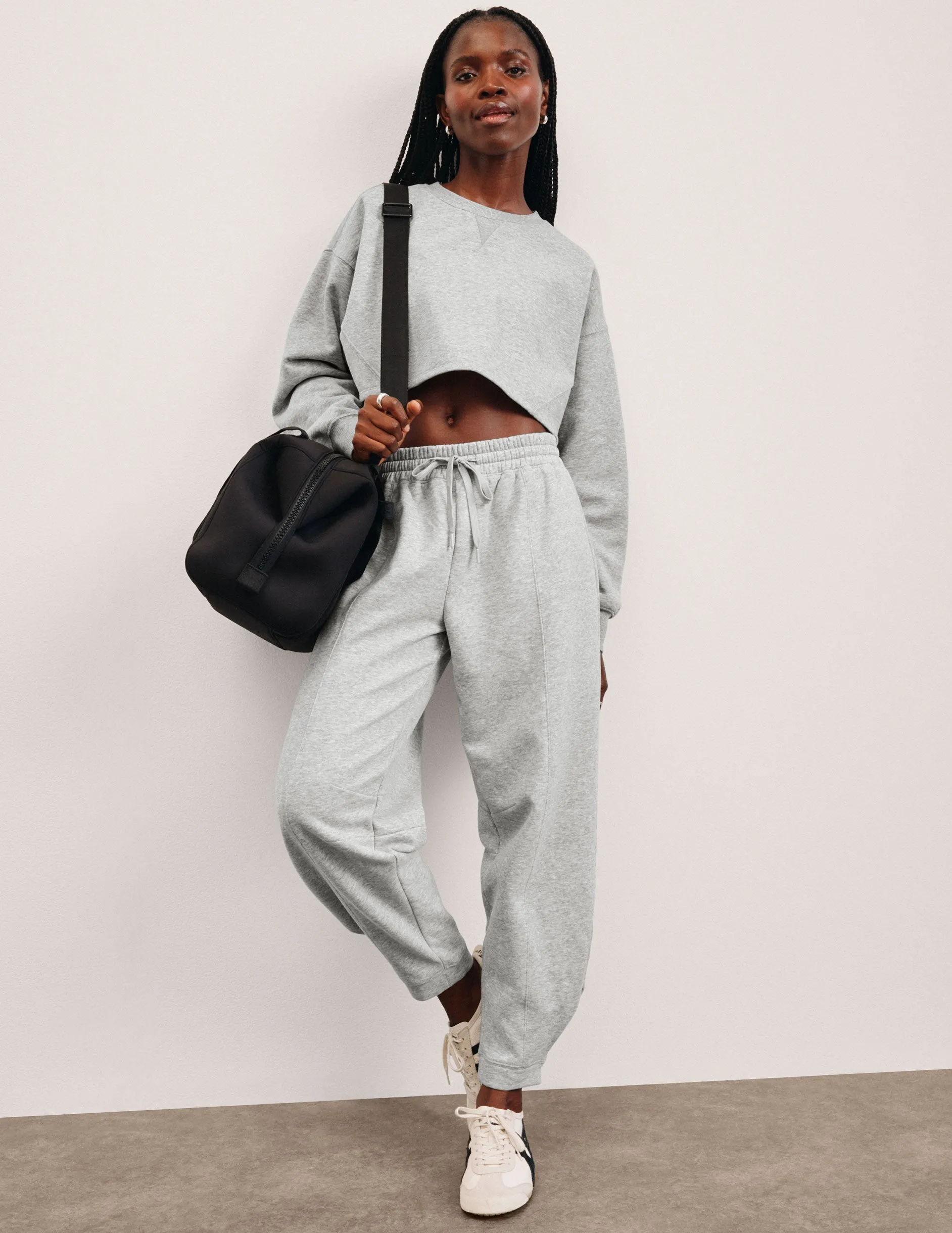 Chilly Weather Comfort LuxeFleece Barrel Sweatpant