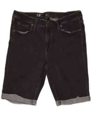 UV Protective Fabric Outdoor Adventure MOSSIMO Womens Denim Shorts US 12 Large W31 Black Cotton