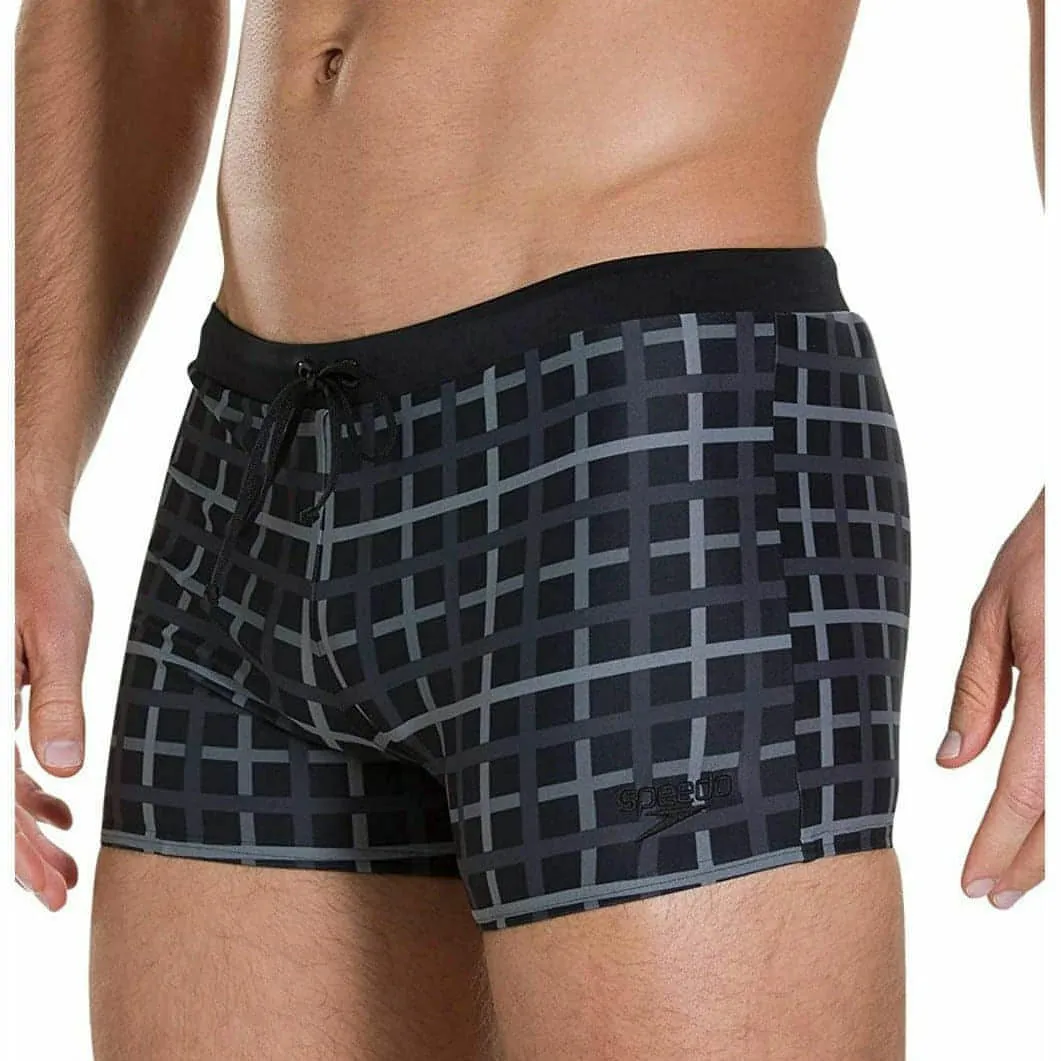 Speedo Valmilton Mens Swim Shorts - Black Anti Abrasion Coating Quick Release Buckle System