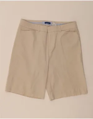 DOCKERS Womens Bermuda Shorts US 12 Large W34  Beige Cotton Premium Feel Youthful Appeal