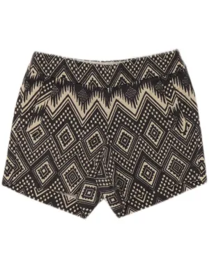 J. CREW Womens Chino Shorts US 0 XS W28 Black Geometric tall size No Slip Shoulder Grips