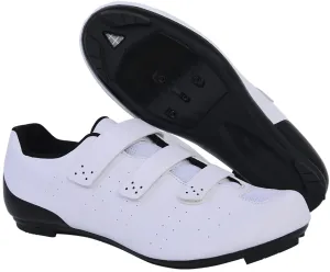 All Daywear Impact Diffusion Technology FLR F-37 Mens Road Cycling Shoes - White