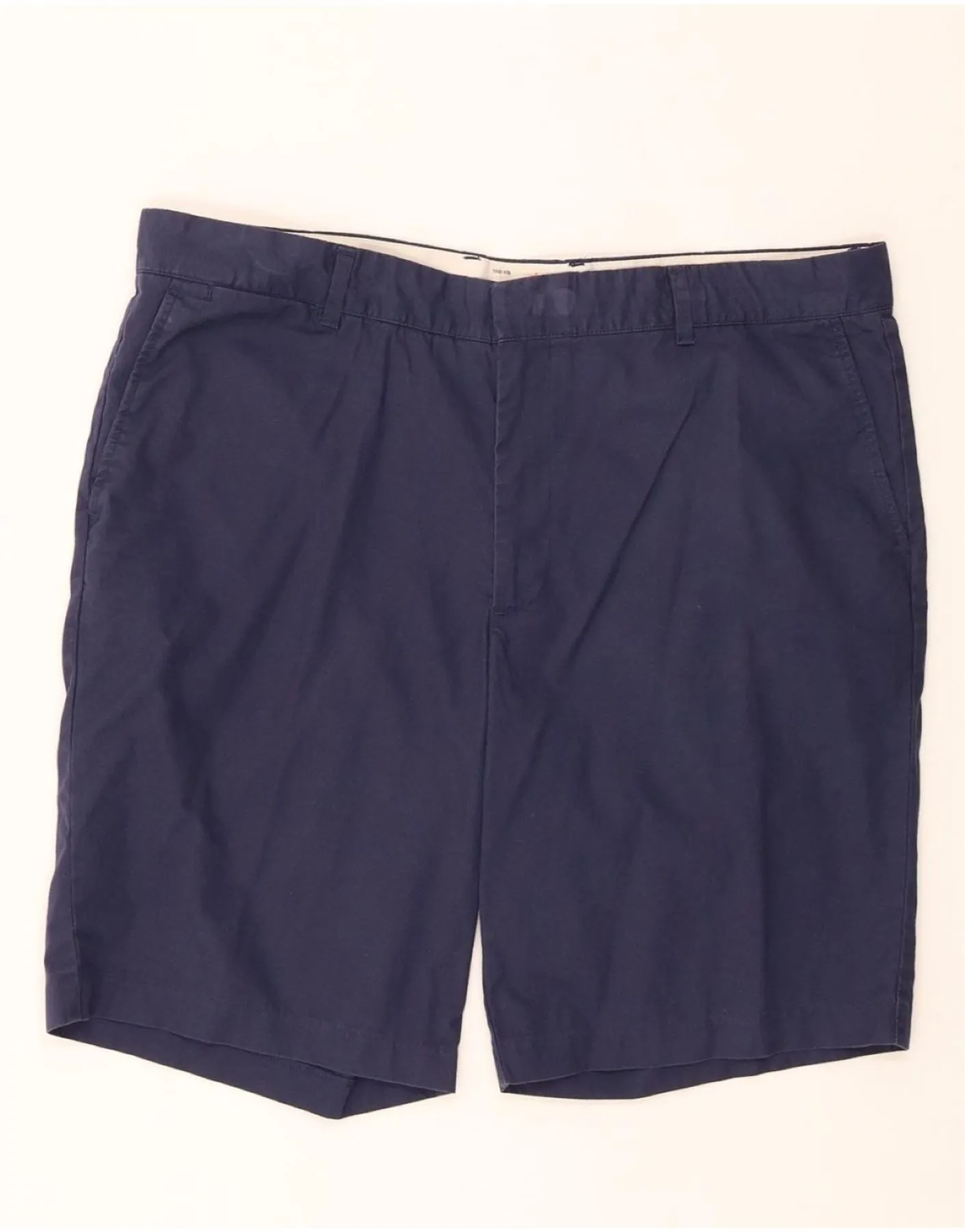 DOCKERS Mens Chino Shorts  W38 XL Navy Blue Cotton Outdoor Movement Performance Look
