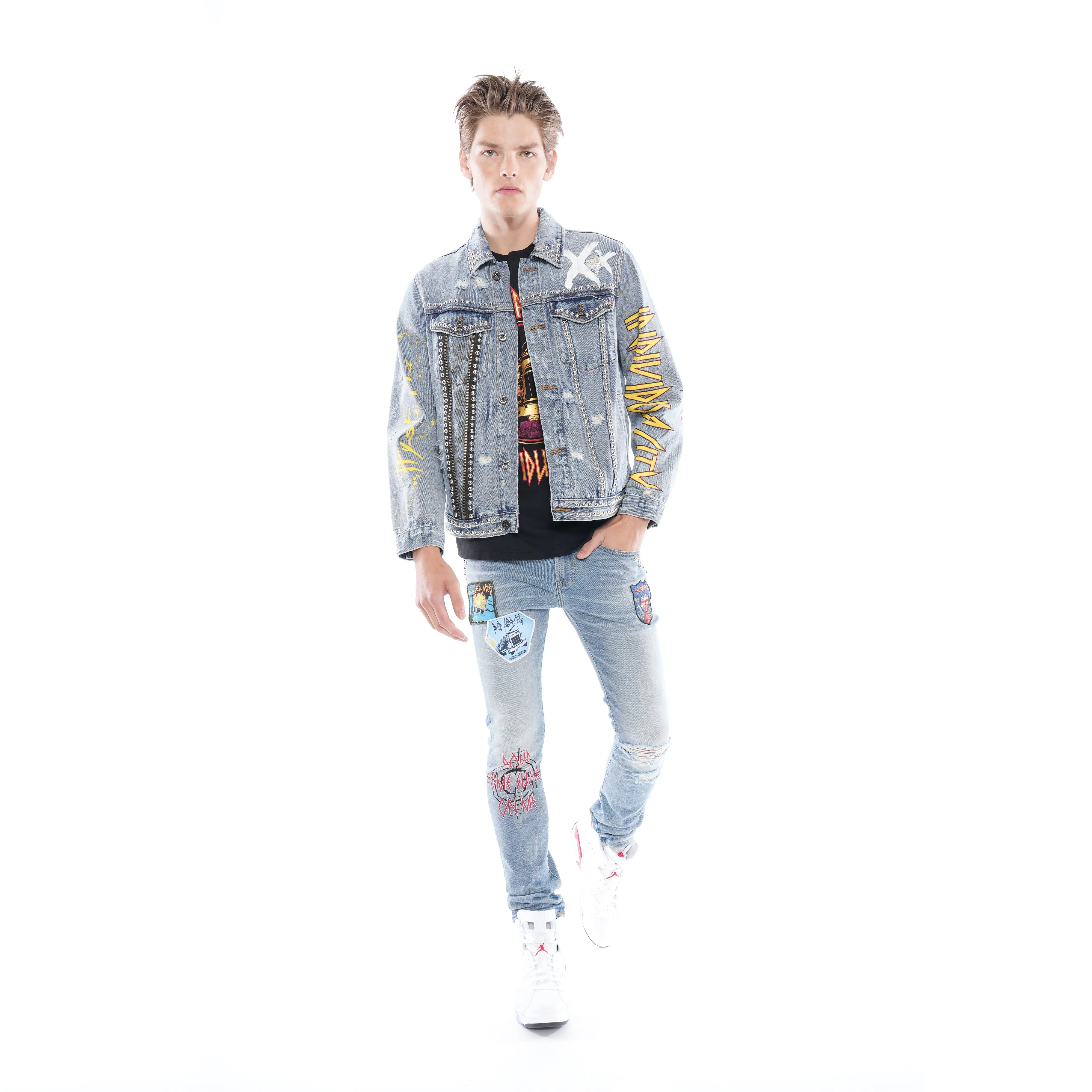 PUNK SUPER SKINNY IN DEF LEPPARD Eco Friendly Dye Daily Essential