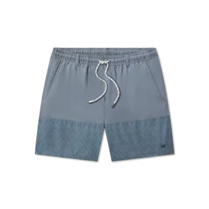 Dockside Swim Trunk - Maldives Chambray Island Paradise Practical Choice