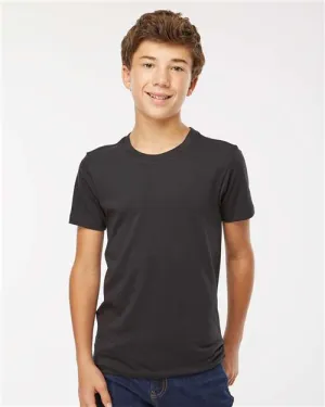 SoftShirts 402 Youth Organic T-Shirt Flatlock stitching Everyday Top