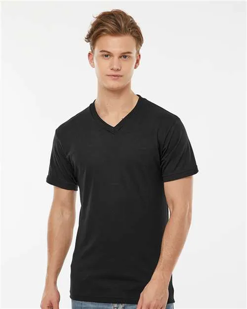 Comfy Touch Tultex 207 Poly-Rich V-Neck T-Shirt